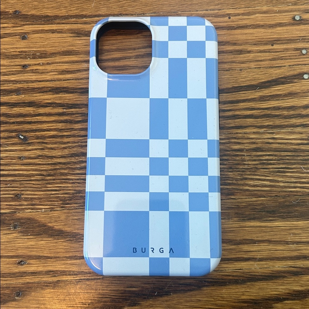 Burga Blue & White iPhone 14 Case
